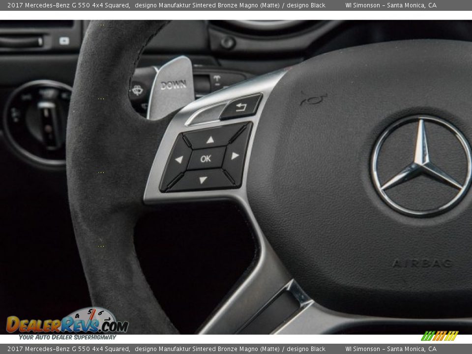 2017 Mercedes-Benz G 550 4x4 Squared designo Manufaktur Sintered Bronze Magno (Matte) / designo Black Photo #18