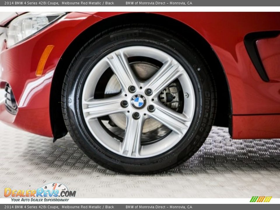 2014 BMW 4 Series 428i Coupe Melbourne Red Metallic / Black Photo #8