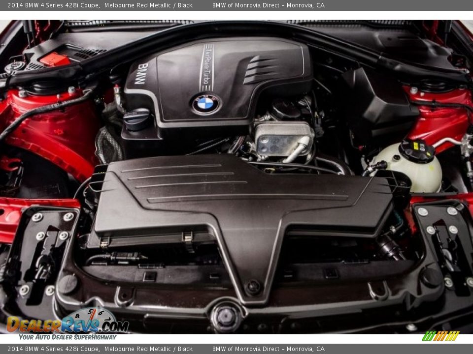 2014 BMW 4 Series 428i Coupe Melbourne Red Metallic / Black Photo #9