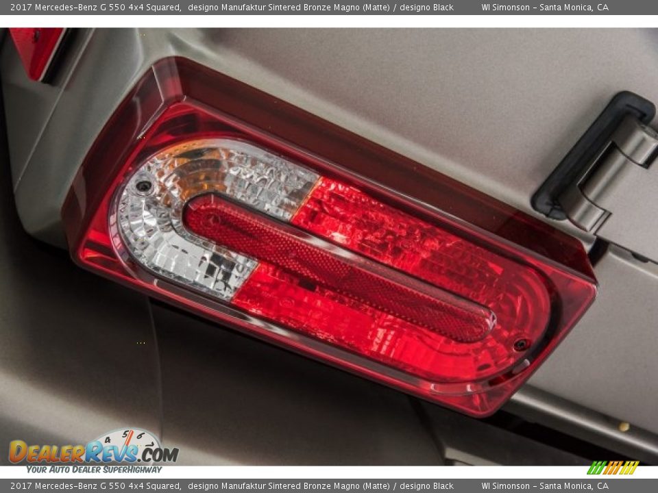 2017 Mercedes-Benz G 550 4x4 Squared designo Manufaktur Sintered Bronze Magno (Matte) / designo Black Photo #26