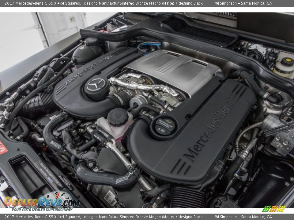 2017 Mercedes-Benz G 550 4x4 Squared 4.0 Liter DI biturbo DOHC 32-Valve VVT V8 Engine Photo #32