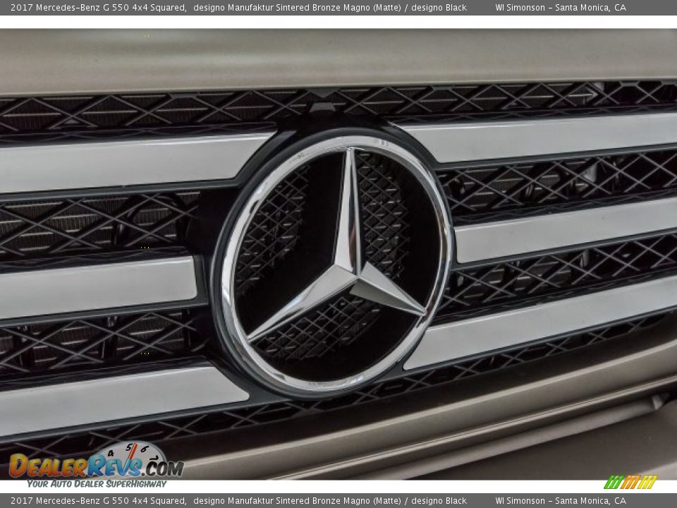 2017 Mercedes-Benz G 550 4x4 Squared designo Manufaktur Sintered Bronze Magno (Matte) / designo Black Photo #34