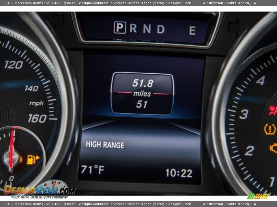 2017 Mercedes-Benz G 550 4x4 Squared designo Manufaktur Sintered Bronze Magno (Matte) / designo Black Photo #36