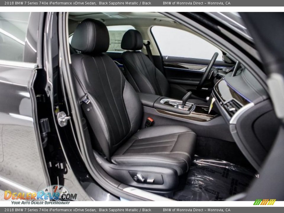 2018 BMW 7 Series 740e iPerformance xDrive Sedan Black Sapphire Metallic / Black Photo #2