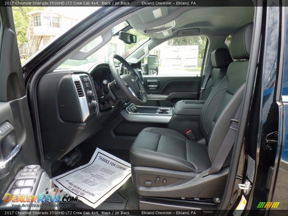 2017 Chevrolet Silverado 3500HD LTZ Crew Cab 4x4 Black / Jet Black Photo #22