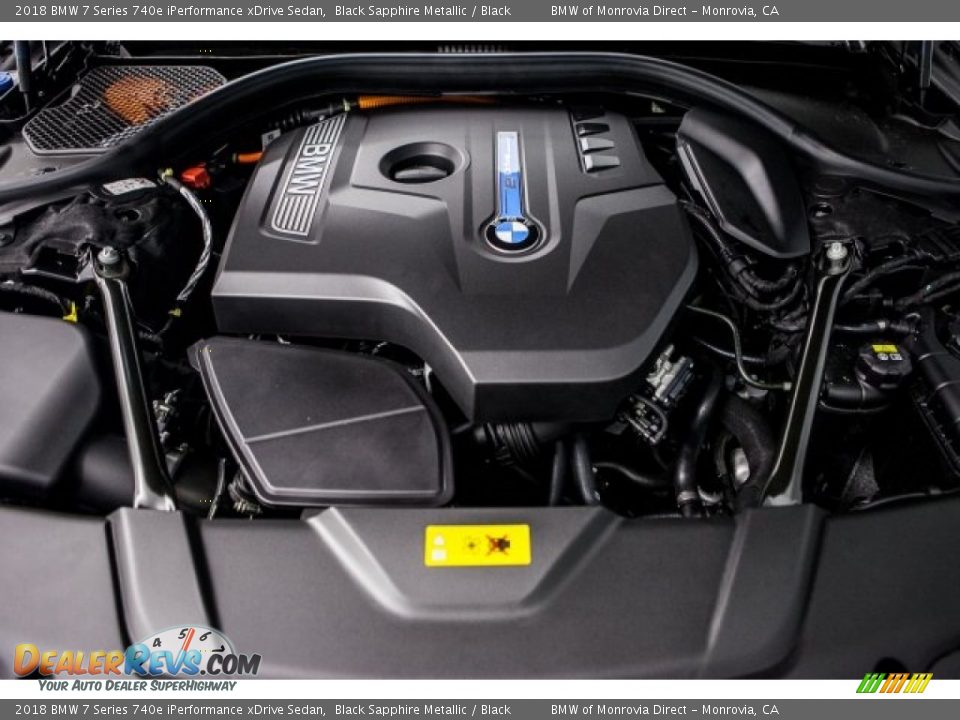 2018 BMW 7 Series 740e iPerformance xDrive Sedan Black Sapphire Metallic / Black Photo #8