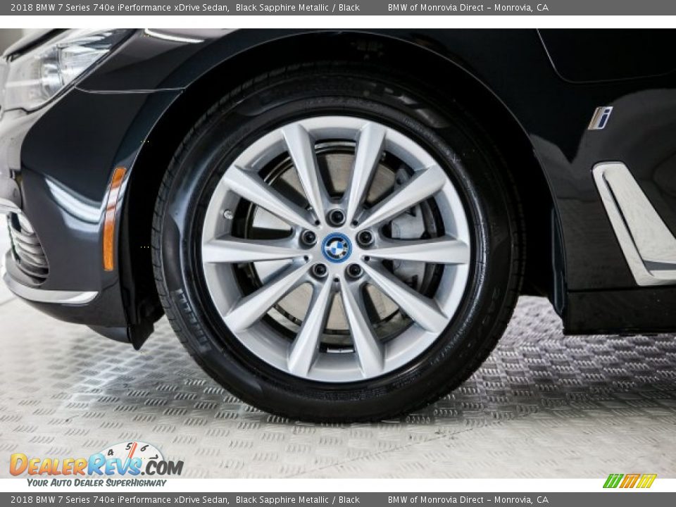 2018 BMW 7 Series 740e iPerformance xDrive Sedan Black Sapphire Metallic / Black Photo #9