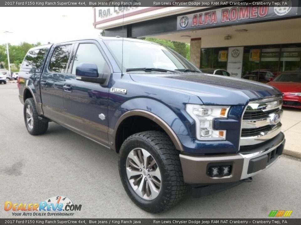 2017 Ford F150 King Ranch SuperCrew 4x4 Blue Jeans / King Ranch Java Photo #3
