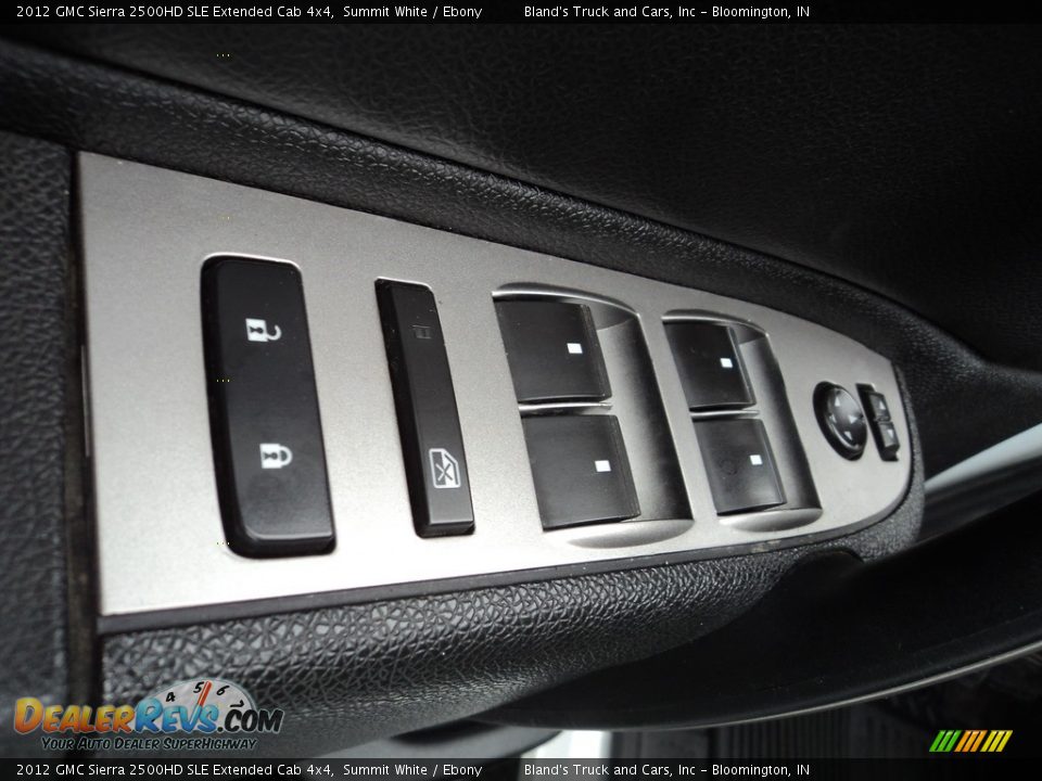 2012 GMC Sierra 2500HD SLE Extended Cab 4x4 Summit White / Ebony Photo #11