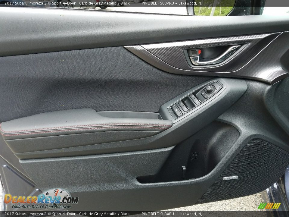 2017 Subaru Impreza 2.0i Sport 4-Door Carbide Gray Metallic / Black Photo #6