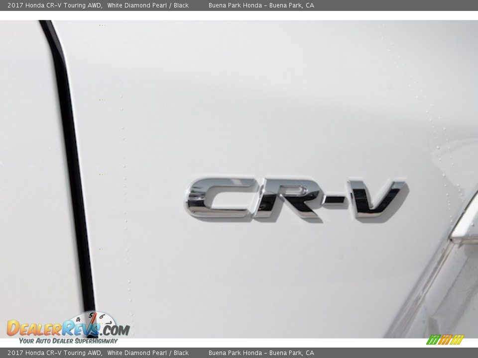 2017 Honda CR-V Touring AWD White Diamond Pearl / Black Photo #3