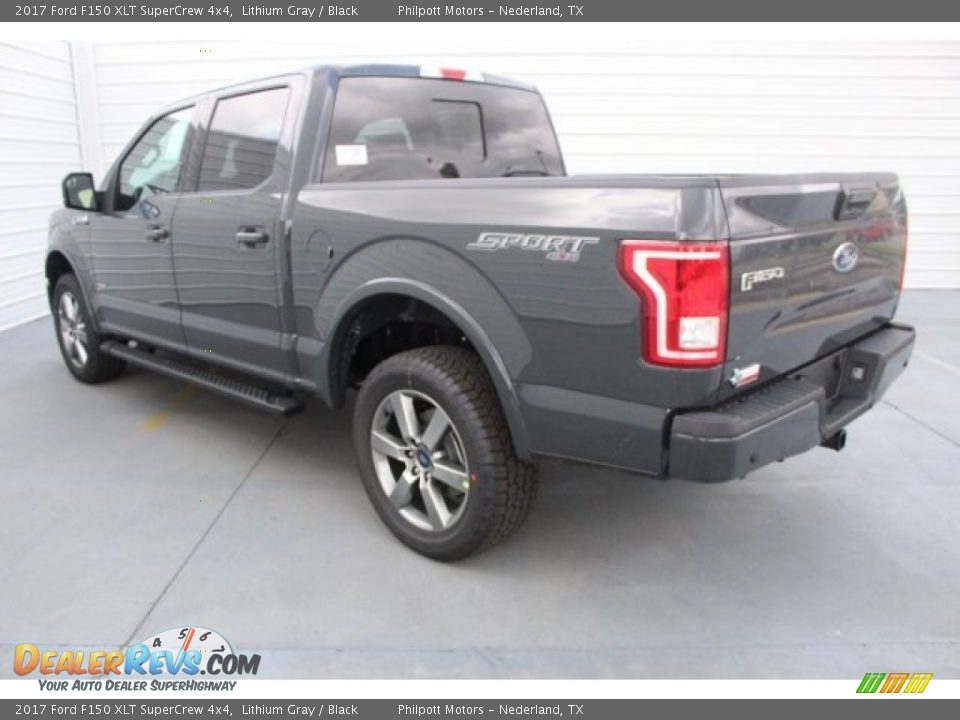 2017 Ford F150 XLT SuperCrew 4x4 Lithium Gray / Black Photo #5