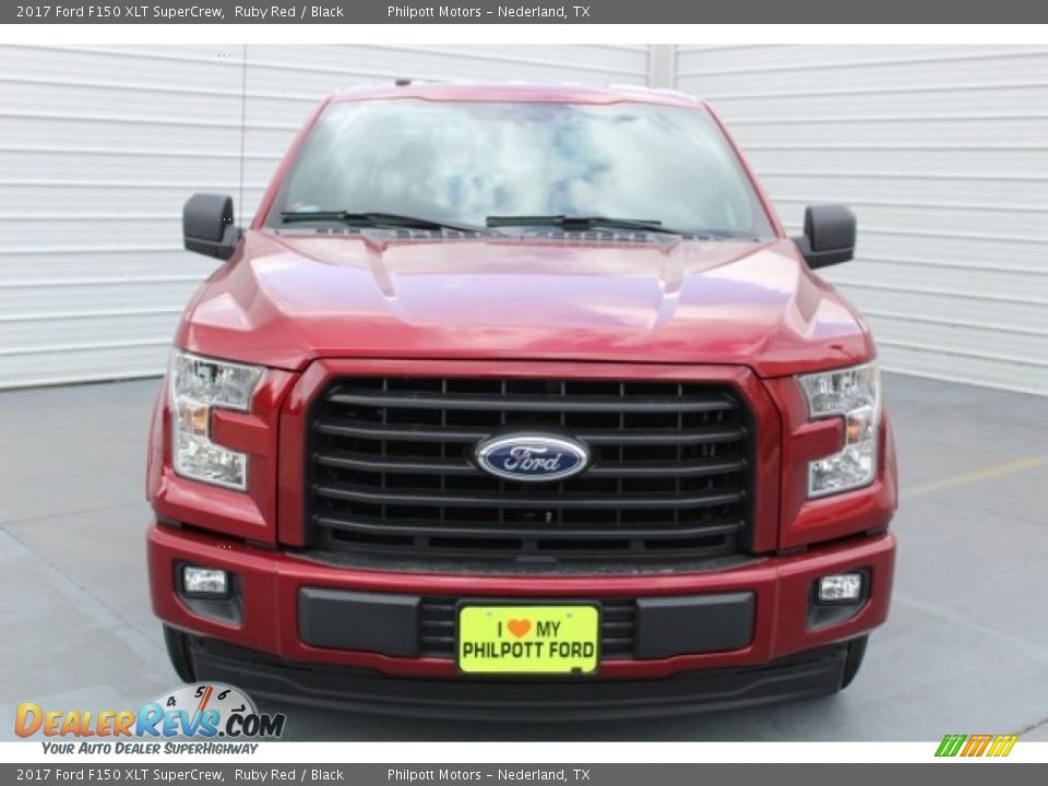 2017 Ford F150 XLT SuperCrew Ruby Red / Black Photo #2