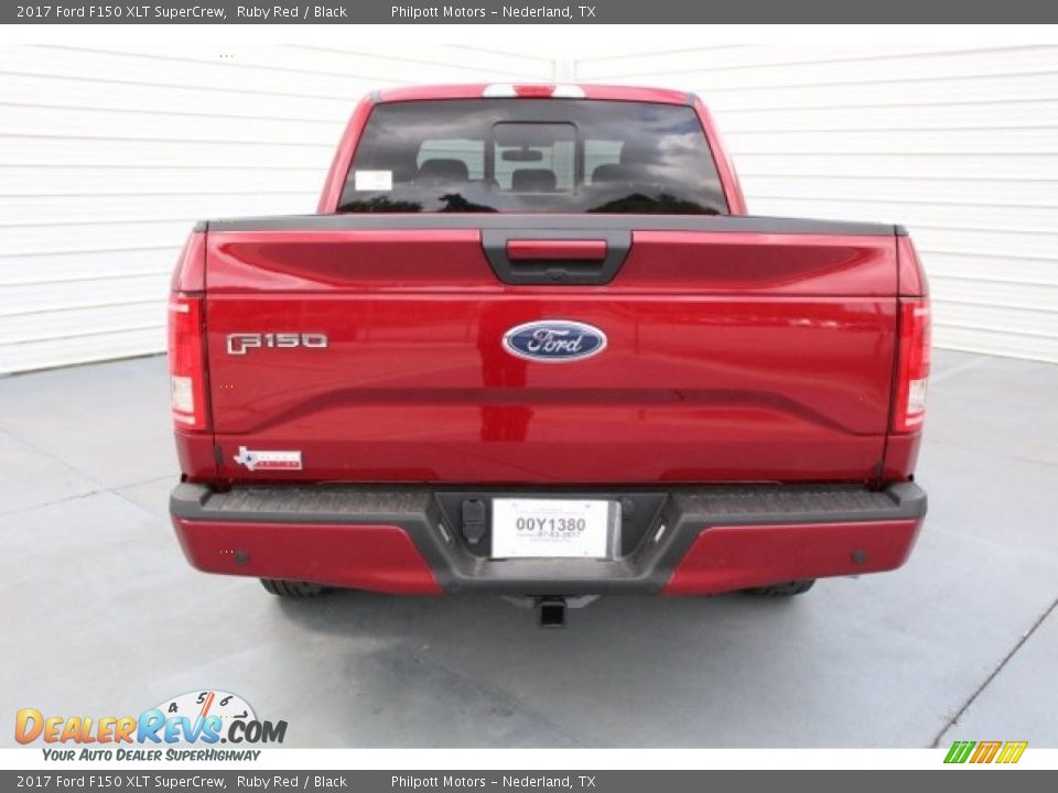 2017 Ford F150 XLT SuperCrew Ruby Red / Black Photo #6