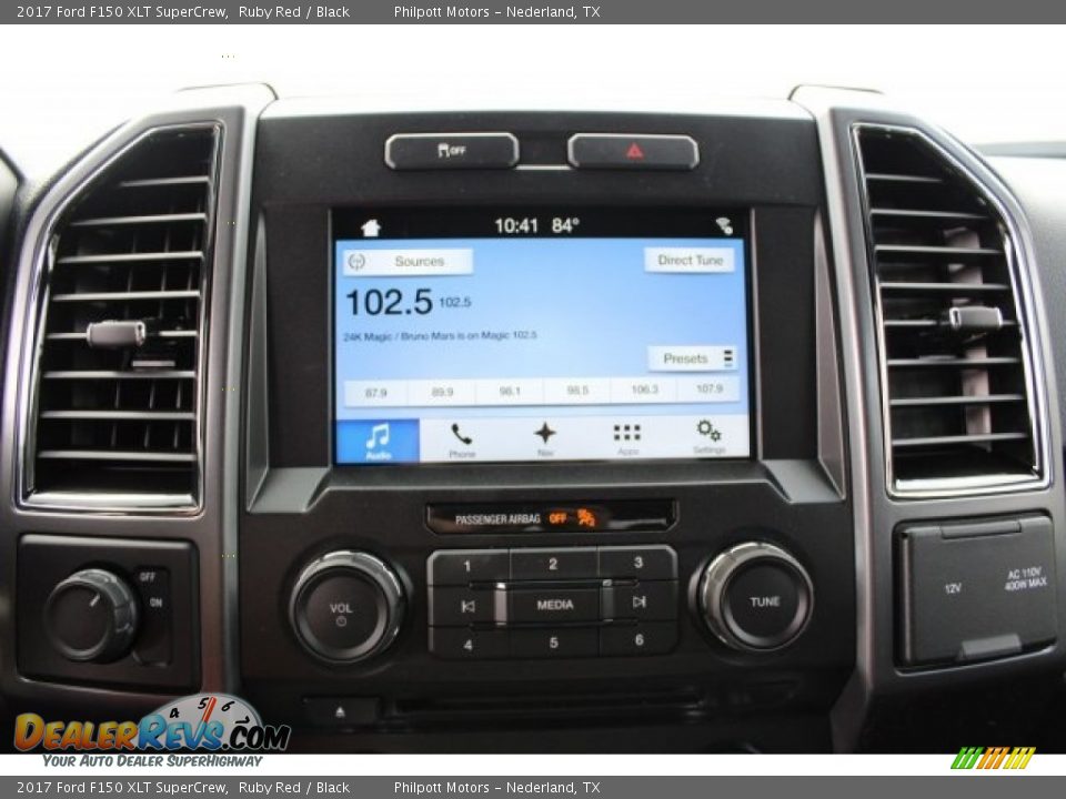 2017 Ford F150 XLT SuperCrew Ruby Red / Black Photo #15