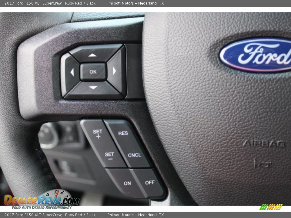 2017 Ford F150 XLT SuperCrew Ruby Red / Black Photo #17