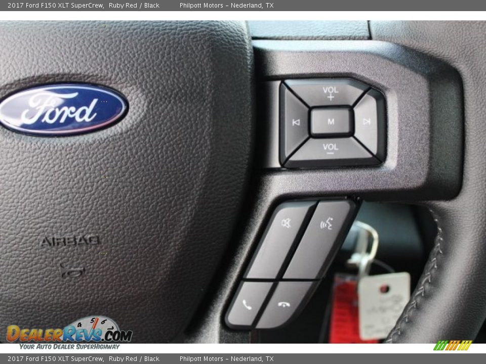 2017 Ford F150 XLT SuperCrew Ruby Red / Black Photo #18