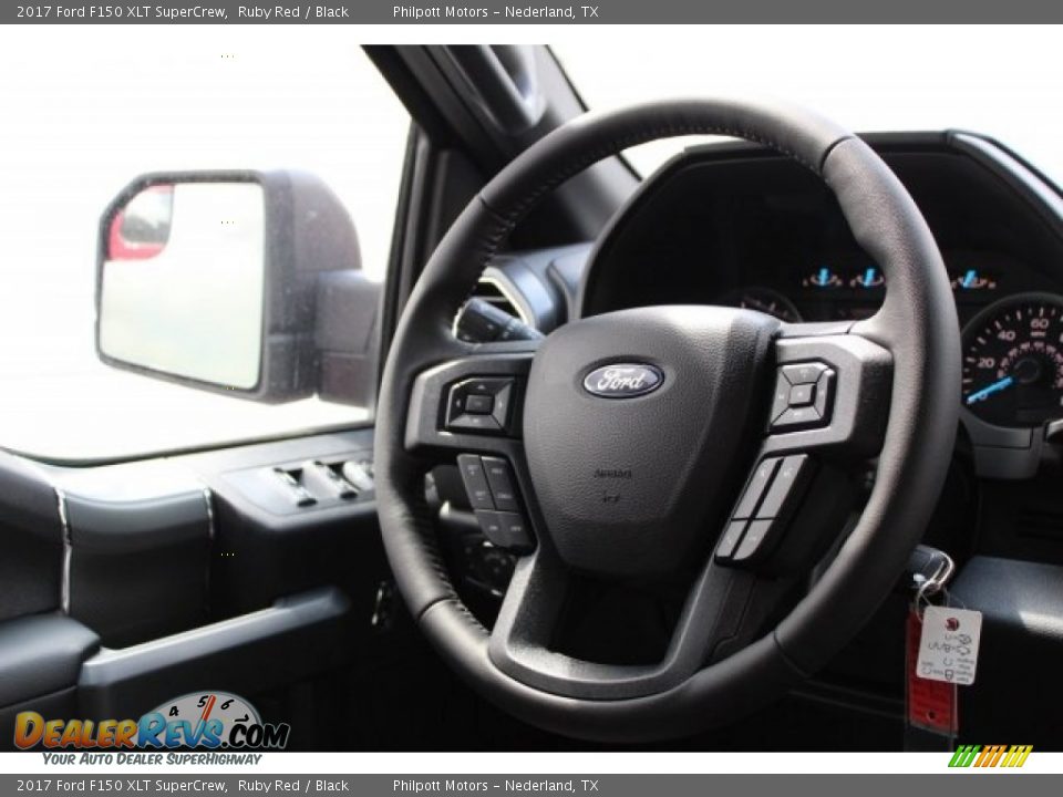 2017 Ford F150 XLT SuperCrew Ruby Red / Black Photo #22