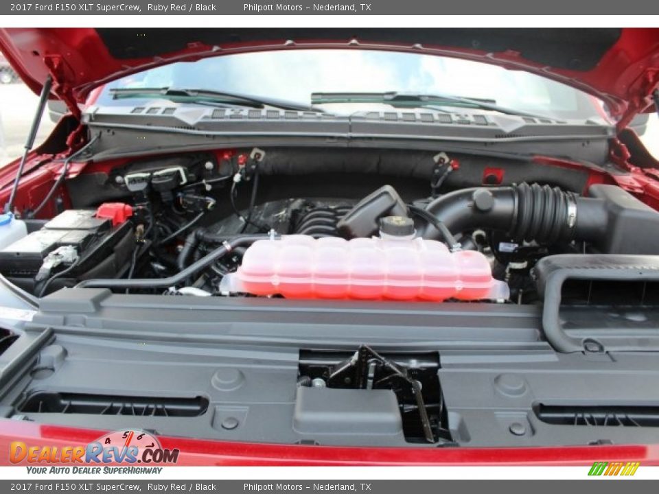 2017 Ford F150 XLT SuperCrew Ruby Red / Black Photo #24