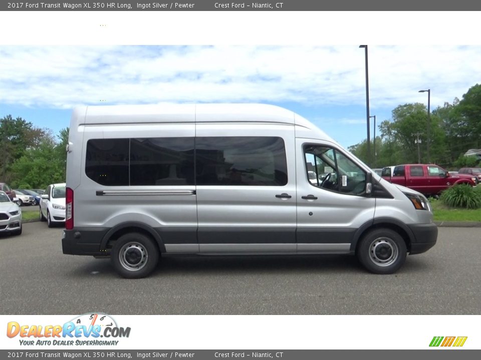 2017 Ford Transit Wagon XL 350 HR Long Ingot Silver / Pewter Photo #8