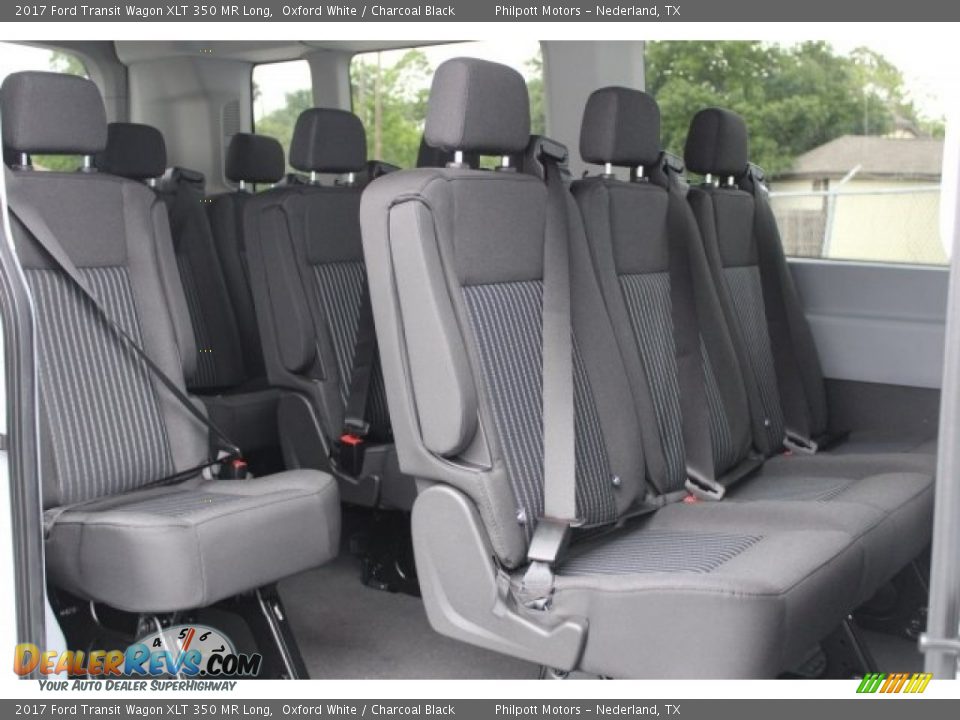 Rear Seat of 2017 Ford Transit Wagon XLT 350 MR Long Photo #21