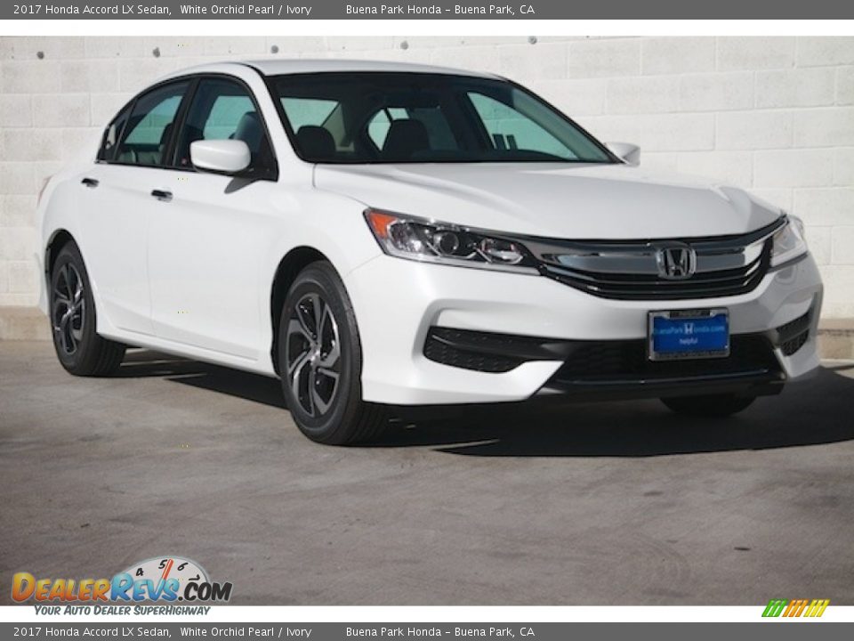 2017 Honda Accord LX Sedan White Orchid Pearl / Ivory Photo #1