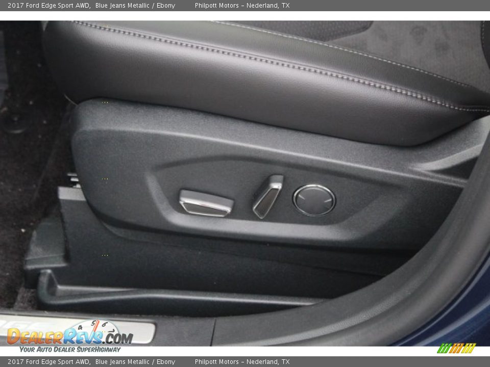 Front Seat of 2017 Ford Edge Sport AWD Photo #11