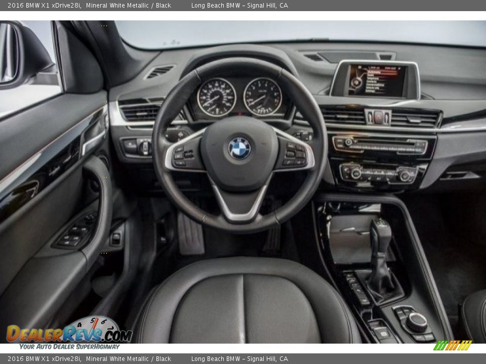 2016 BMW X1 xDrive28i Mineral White Metallic / Black Photo #4