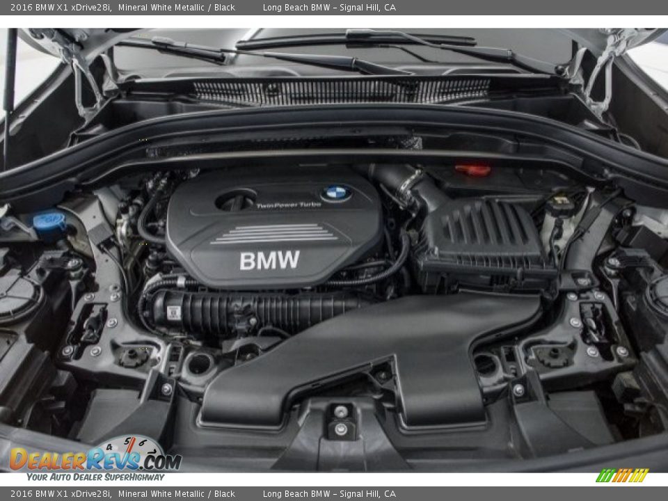 2016 BMW X1 xDrive28i Mineral White Metallic / Black Photo #9