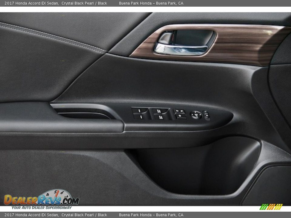2017 Honda Accord EX Sedan Crystal Black Pearl / Black Photo #8