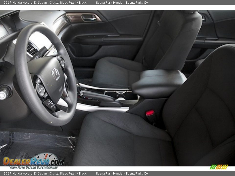 2017 Honda Accord EX Sedan Crystal Black Pearl / Black Photo #9