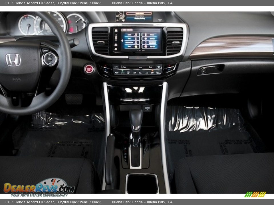 2017 Honda Accord EX Sedan Crystal Black Pearl / Black Photo #13