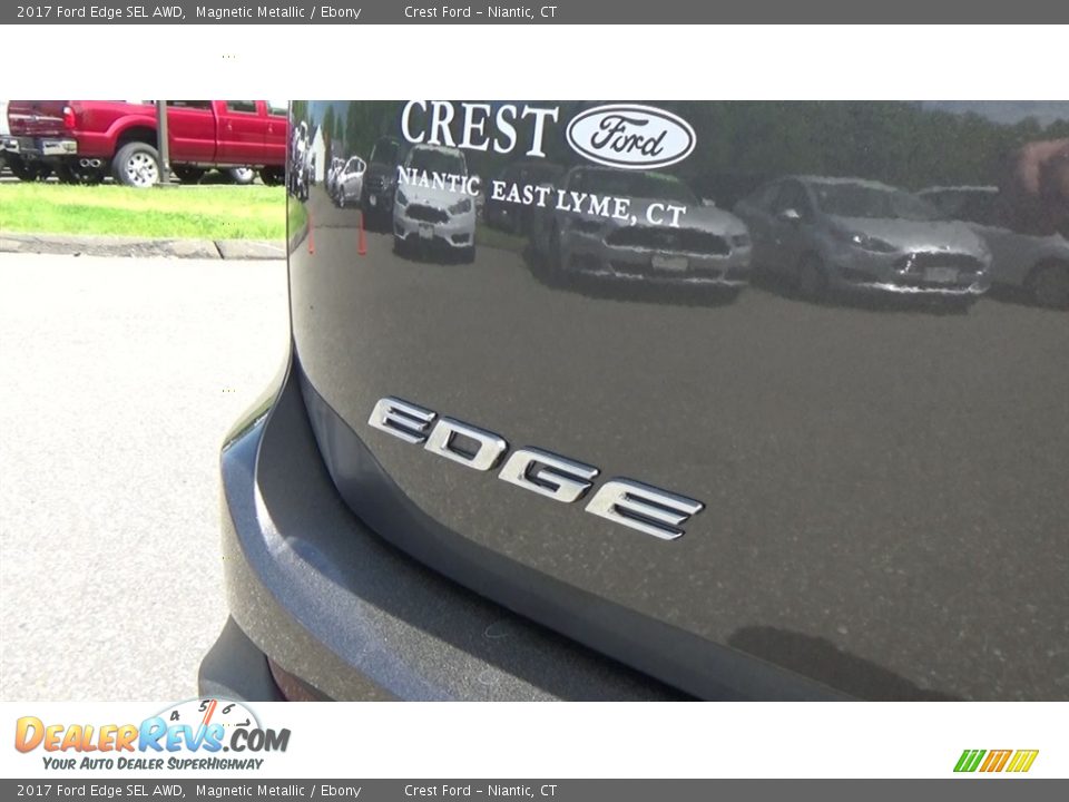 2017 Ford Edge SEL AWD Magnetic Metallic / Ebony Photo #10