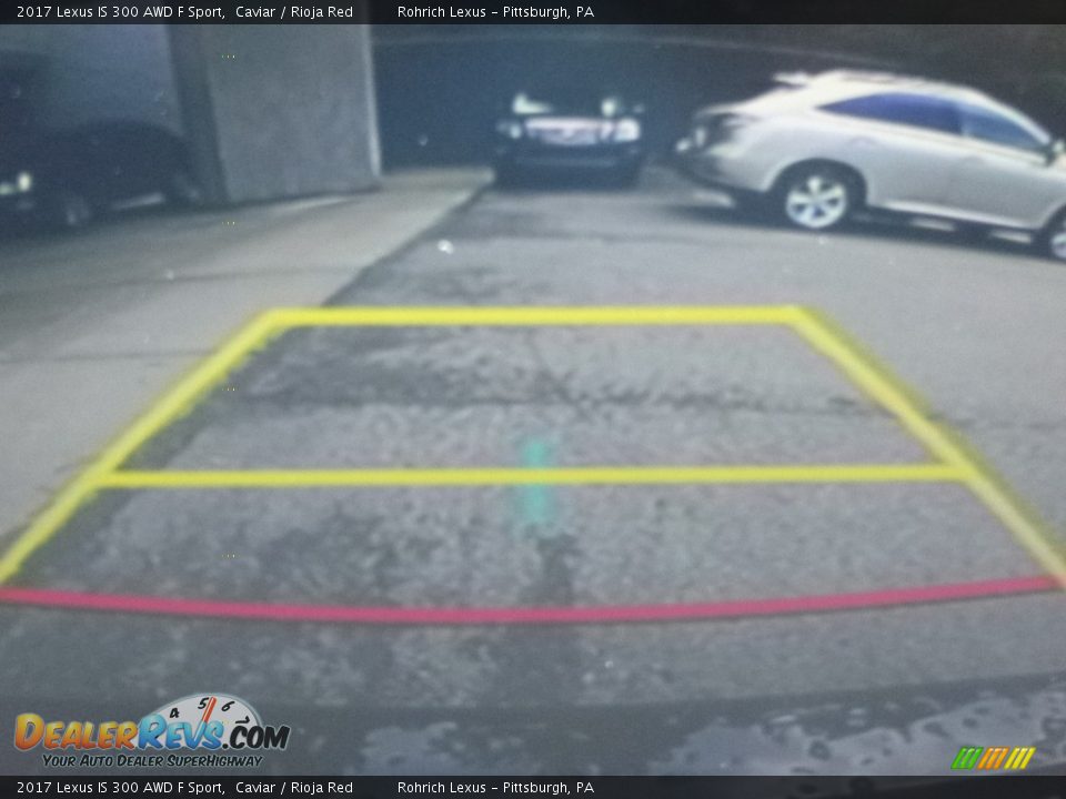 2017 Lexus IS 300 AWD F Sport Caviar / Rioja Red Photo #13