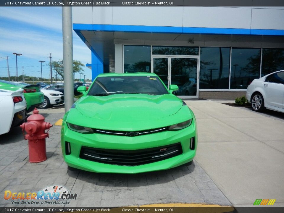 2017 Chevrolet Camaro LT Coupe Krypton Green / Jet Black Photo #2
