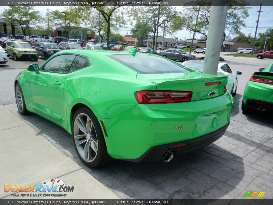 2017 Chevrolet Camaro LT Coupe Krypton Green / Jet Black Photo #6