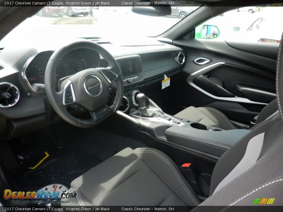 2017 Chevrolet Camaro LT Coupe Krypton Green / Jet Black Photo #7