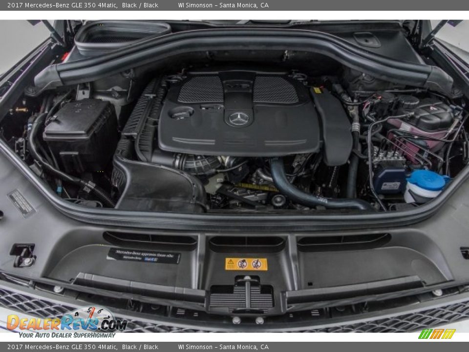 2017 Mercedes-Benz GLE 350 4Matic Black / Black Photo #8