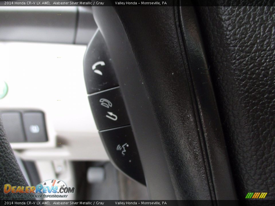 2014 Honda CR-V LX AWD Alabaster Silver Metallic / Gray Photo #18