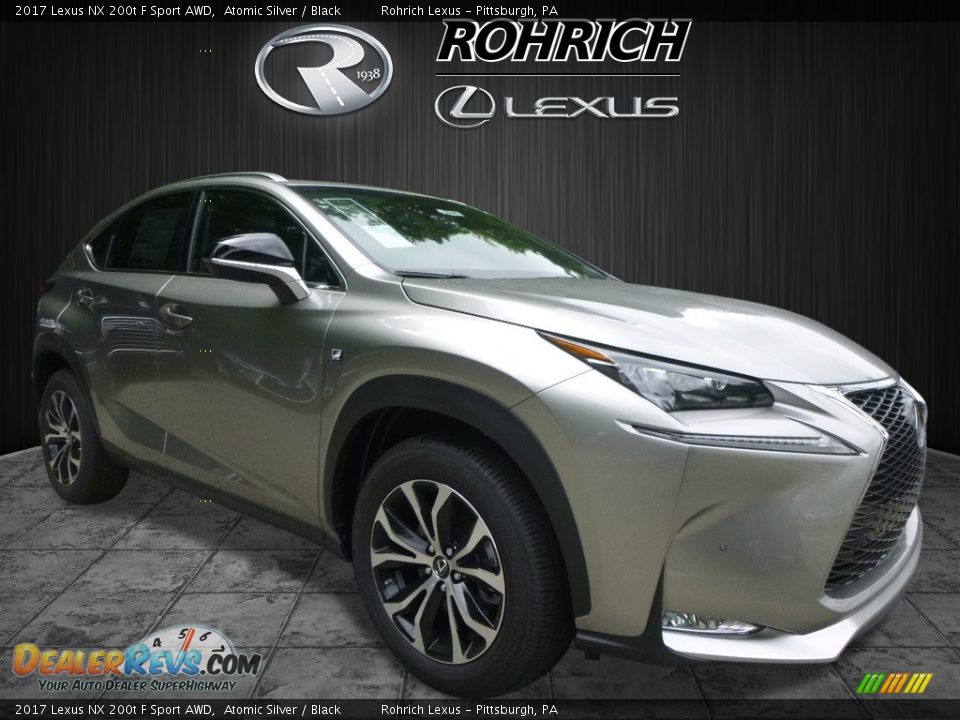 2017 Lexus NX 200t F Sport AWD Atomic Silver / Black Photo #1