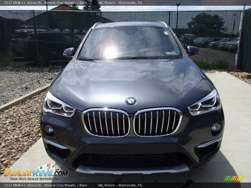 2017 BMW X1 xDrive28i Mineral Grey Metallic / Black Photo #7