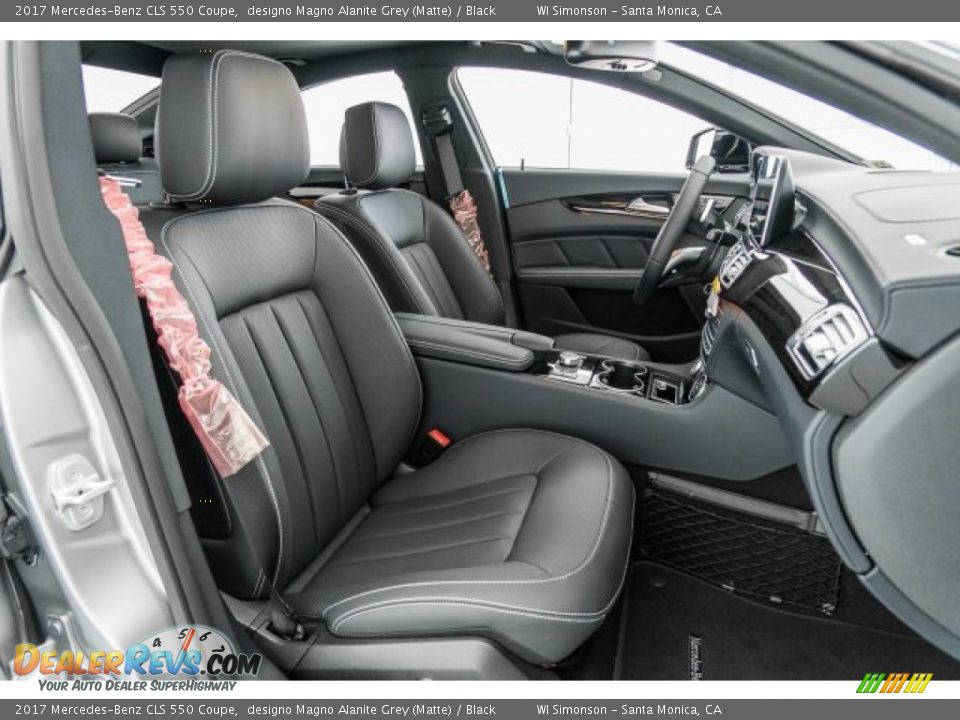 Black Interior - 2017 Mercedes-Benz CLS 550 Coupe Photo #2
