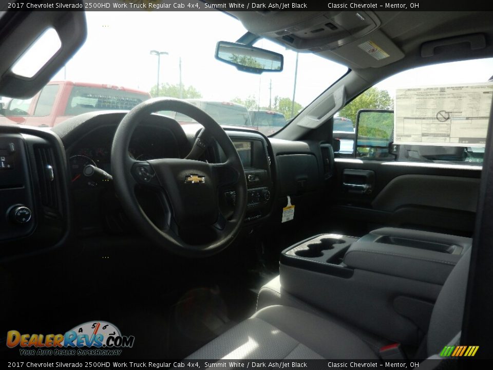 2017 Chevrolet Silverado 2500HD Work Truck Regular Cab 4x4 Summit White / Dark Ash/Jet Black Photo #6