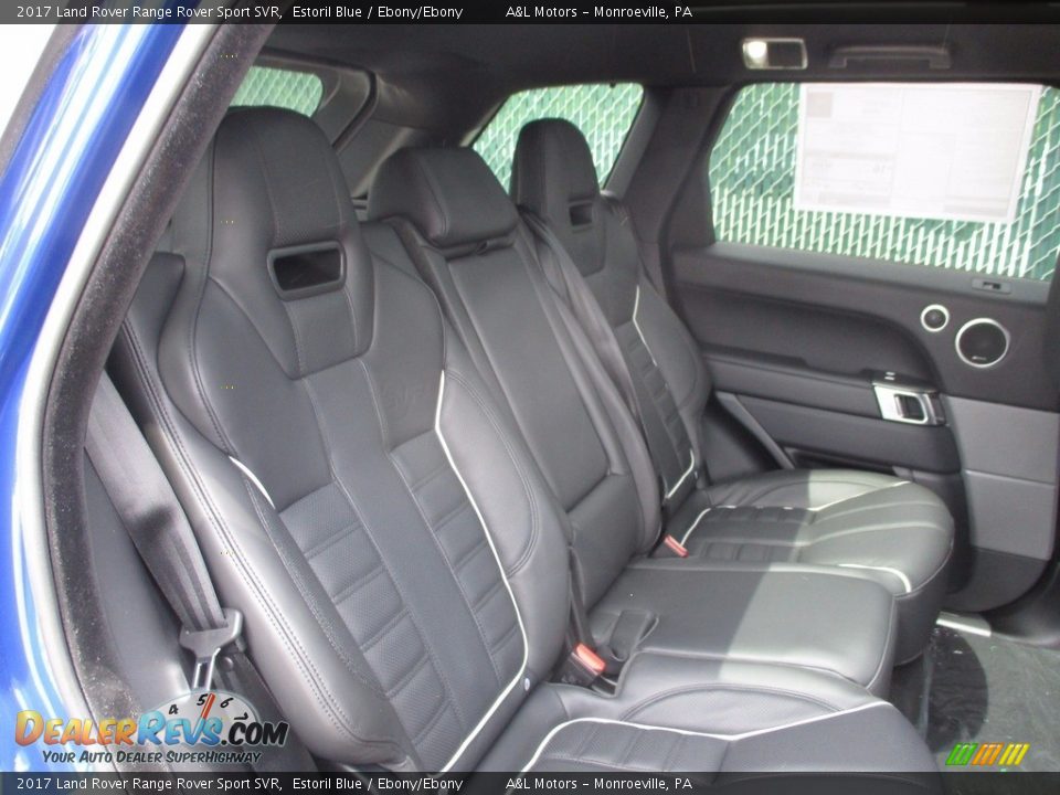 Rear Seat of 2017 Land Rover Range Rover Sport SVR Photo #13