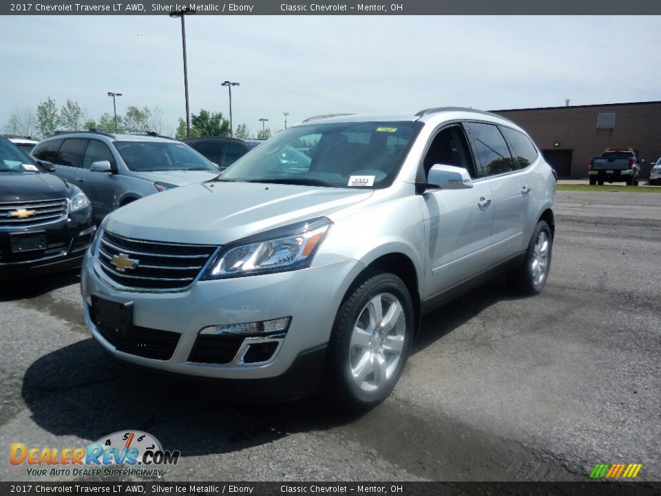 2017 Chevrolet Traverse LT AWD Silver Ice Metallic / Ebony Photo #1