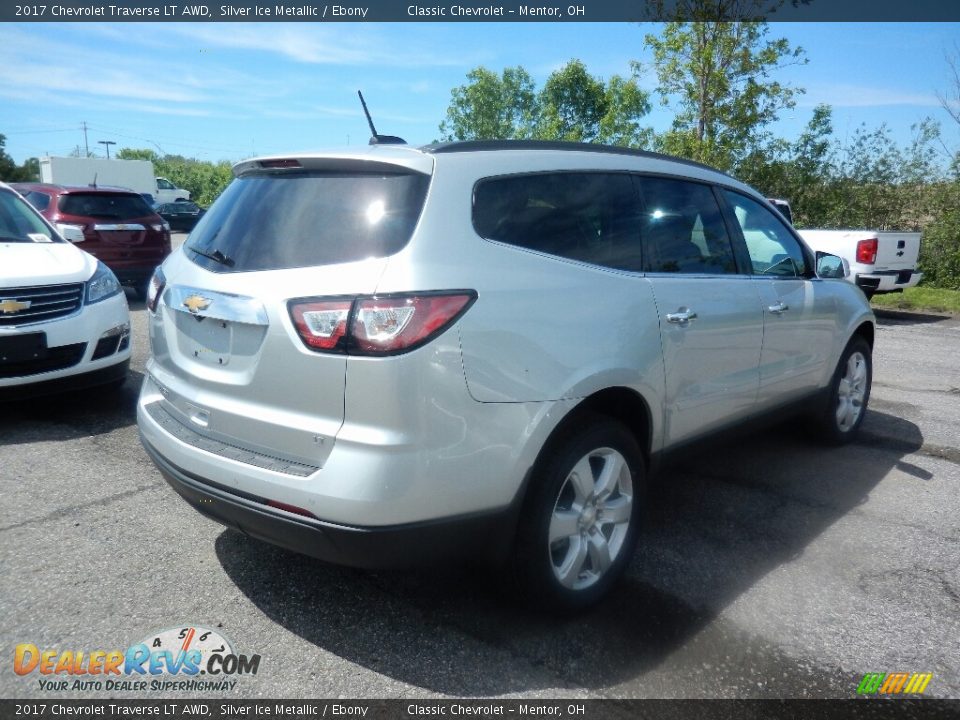 2017 Chevrolet Traverse LT AWD Silver Ice Metallic / Ebony Photo #4