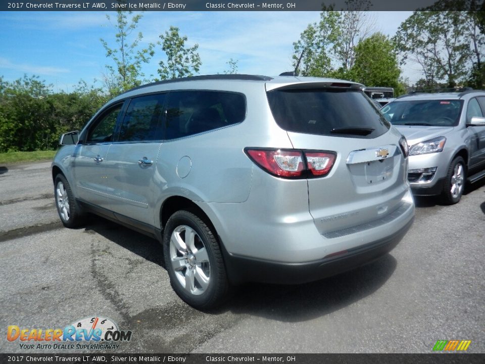 2017 Chevrolet Traverse LT AWD Silver Ice Metallic / Ebony Photo #5