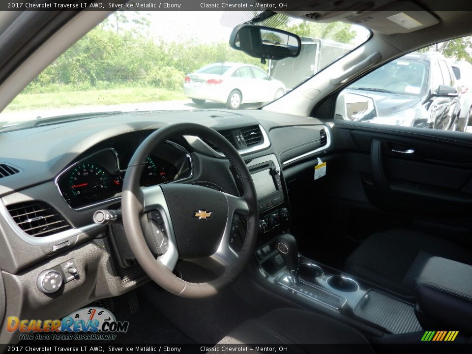 2017 Chevrolet Traverse LT AWD Silver Ice Metallic / Ebony Photo #7