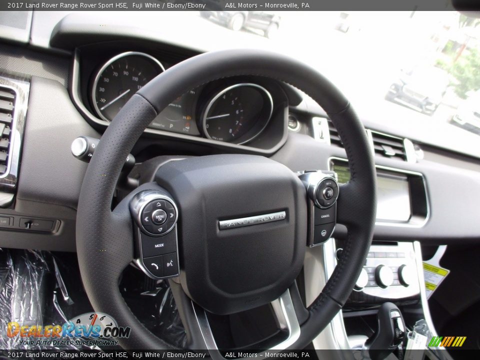 2017 Land Rover Range Rover Sport HSE Fuji White / Ebony/Ebony Photo #13