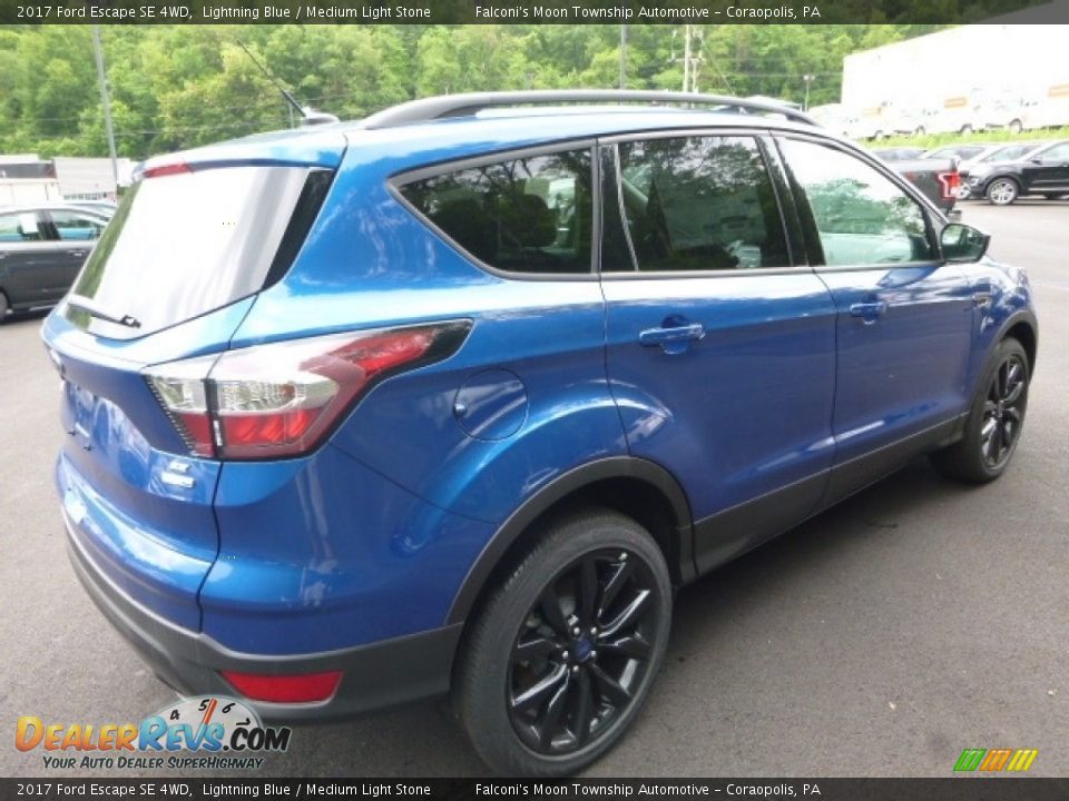 2017 Ford Escape SE 4WD Lightning Blue / Medium Light Stone Photo #2